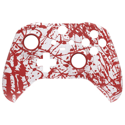 eXtremeRate Retail Replacement Front Housing Shell for Xbox One Elite Series 2 Controller - Blood Patterned  - ELS211