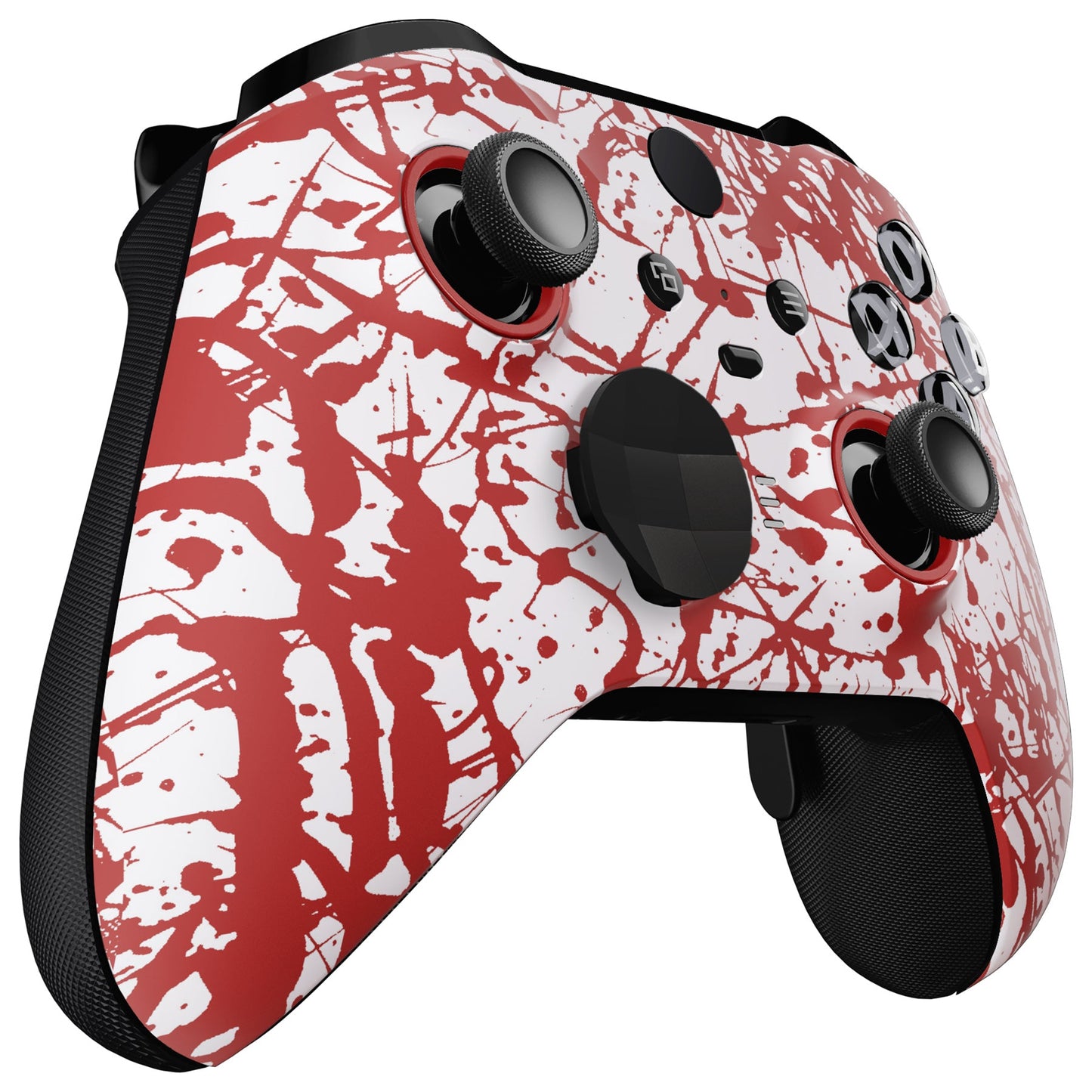 eXtremeRate Retail Replacement Front Housing Shell for Xbox One Elite Series 2 Controller - Blood Patterned  - ELS211