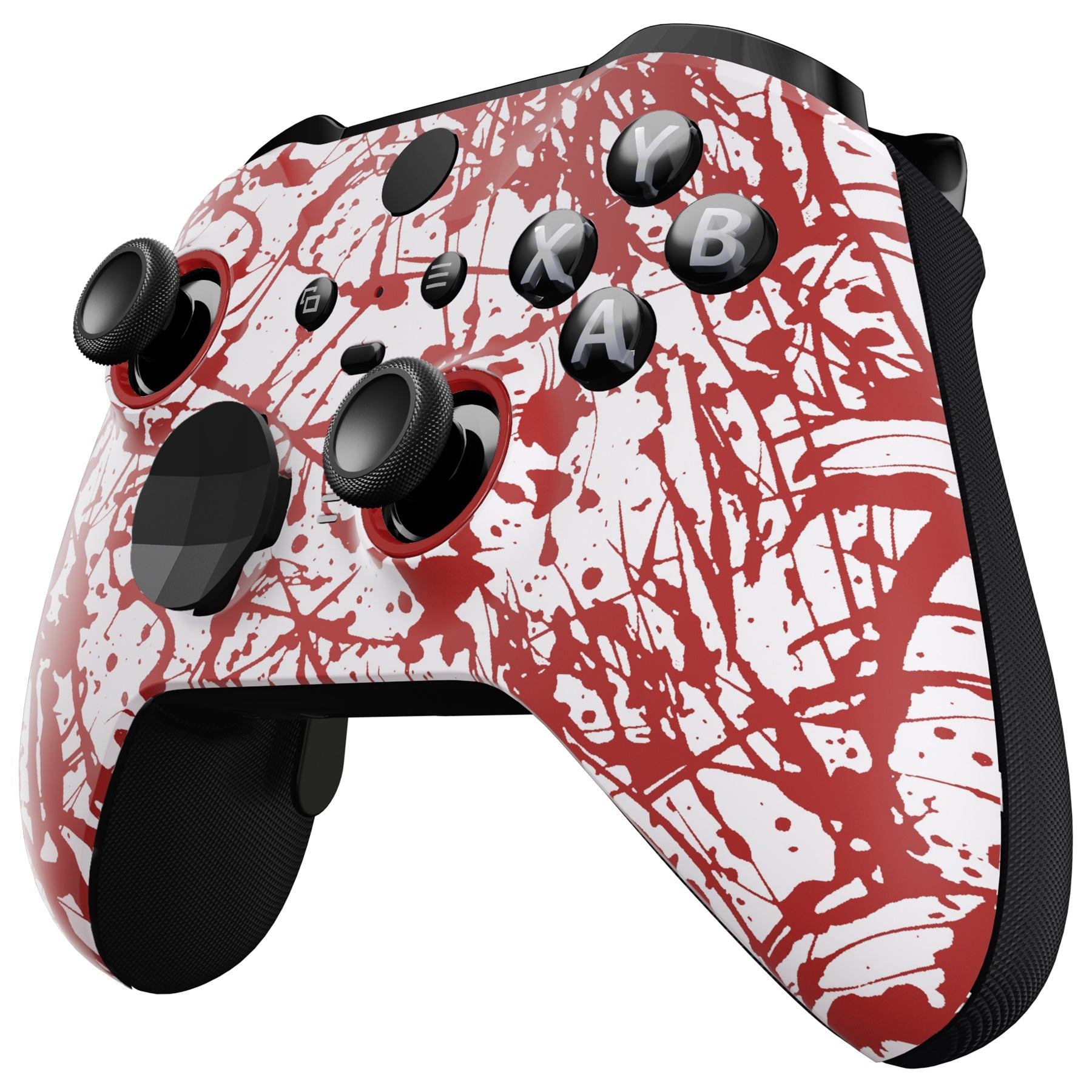 eXtremeRate Retail Replacement Front Housing Shell for Xbox One Elite Series 2 Controller - Blood Patterned  - ELS211