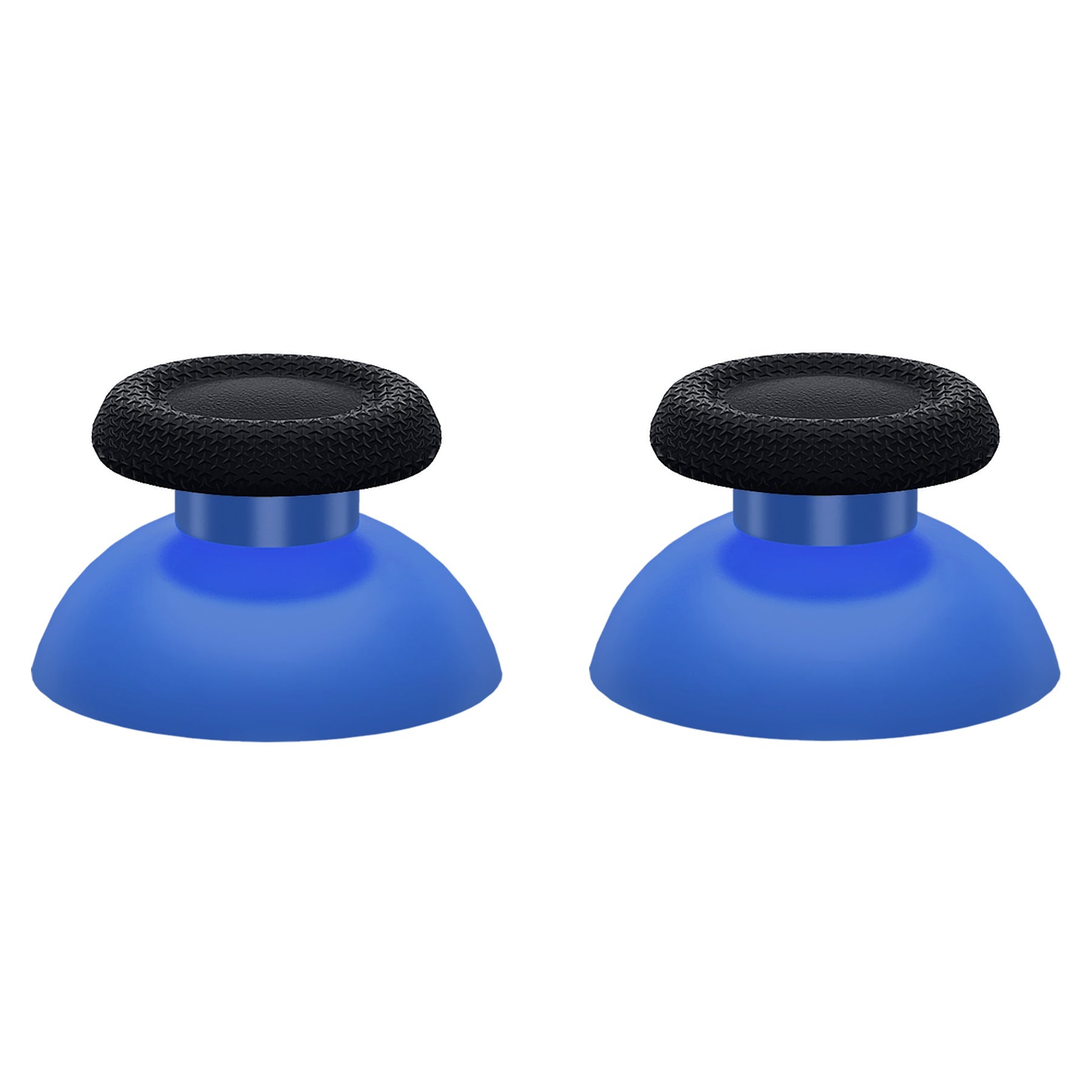 eXtremeRate Retail Blue & Black Dual-Color Replacement Thumbsticks for PS5 Controller, Custom Analog Stick Joystick Compatible with PS5, for PS4 All Model Controller - JPF635