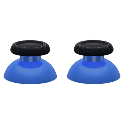 eXtremeRate Retail Blue & Black Dual-Color Replacement Thumbsticks for PS5 Controller, Custom Analog Stick Joystick Compatible with PS5, for PS4 All Model Controller - JPF635