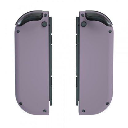 eXtremeRate Retail Dark Grayish Violet Soft Touch Grip Joycon Handheld Controller Housing with ABXY Direction Buttons, DIY Replacement Shell Case for NS Switch JoyCon & OLED JoyCon - Console Shell NOT Included - CP327