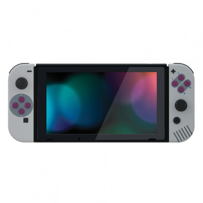 eXtremeRate Retail Soft Touch Grip Classic 1989 GB DMG-01 Style Joycon Handheld Controller Housing with Buttons, DIY Replacement Shell Case for NS Switch JoyCon & OLED JoyCon - Joycon and Console NOT Included - CT117