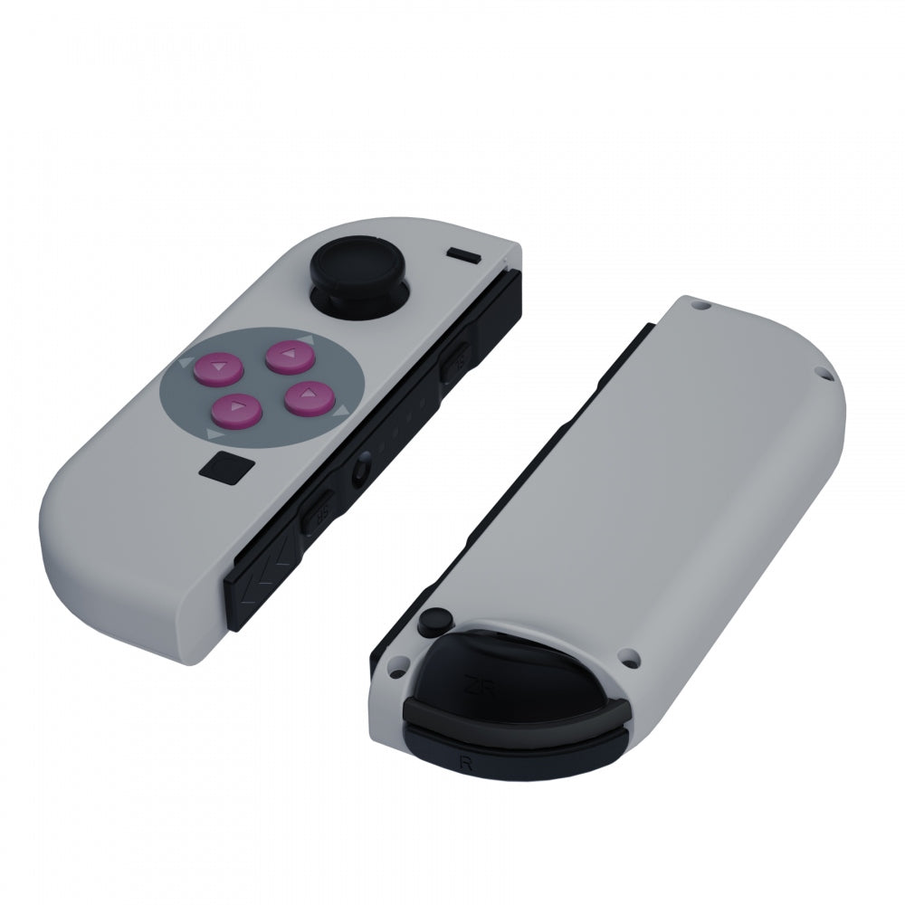 eXtremeRate Retail Soft Touch Grip Classic 1989 GB DMG-01 Style Joycon Handheld Controller Housing with Buttons, DIY Replacement Shell Case for NS Switch JoyCon & OLED JoyCon - Joycon and Console NOT Included - CT117