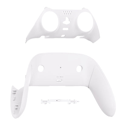 Replacement Top Bottom Decorative Trim Shell Compatible with PS5 Edge Controller - White eXtremeRate