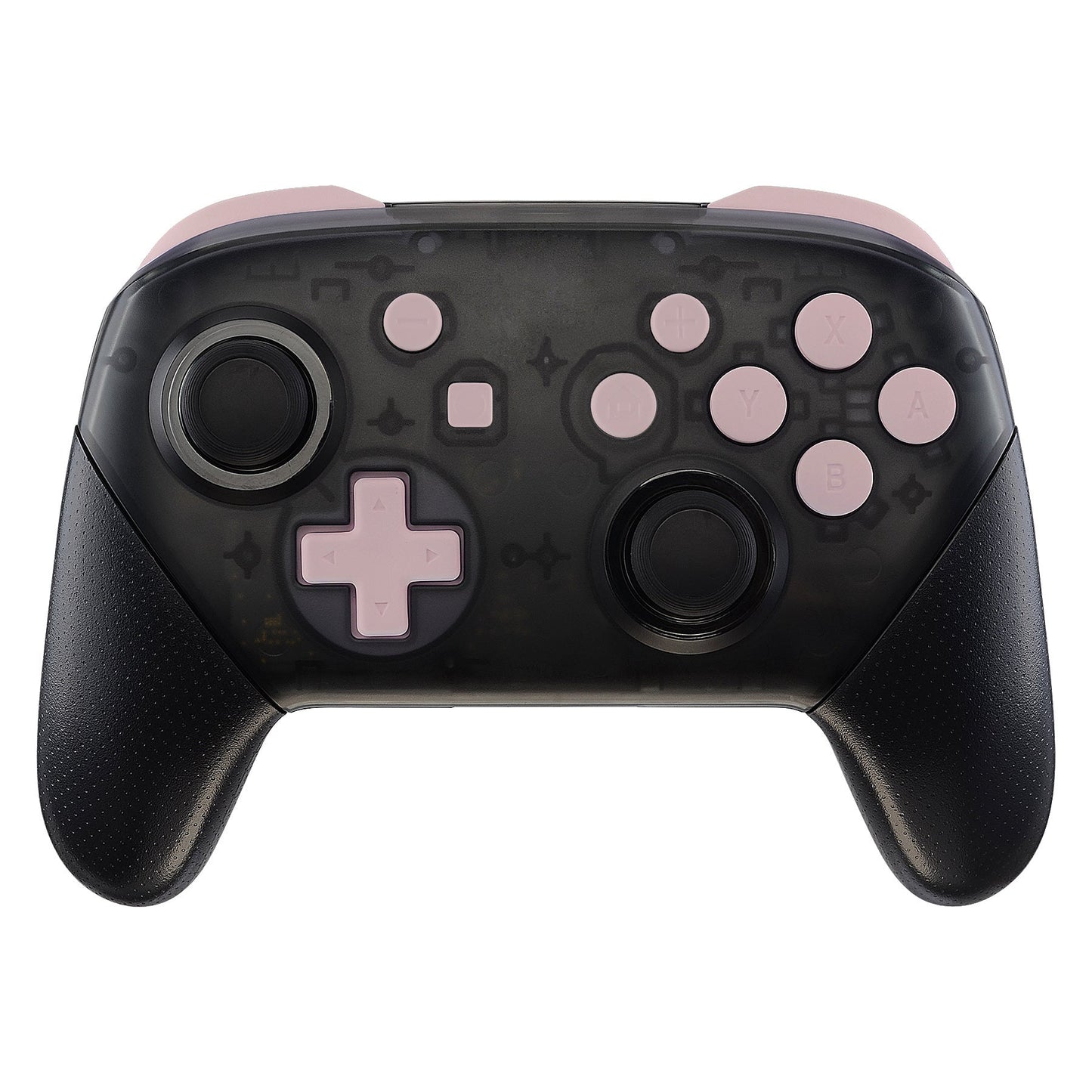 eXtremeRate Retail Cherry Blossoms Pink Repair ABXY D-pad ZR ZL L R Keys for Nintendo Switch Pro Controller, DIY Replacement Full Set Keys with Tools for Nintendo Switch Pro - Controller NOT Included - KRP307