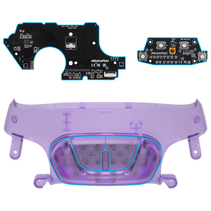 eXtremeRate Retail Remappable RISE4 Remap Kit for Nintendo Switch Pro Controller - Clear Atomic Purple - XGNPM002