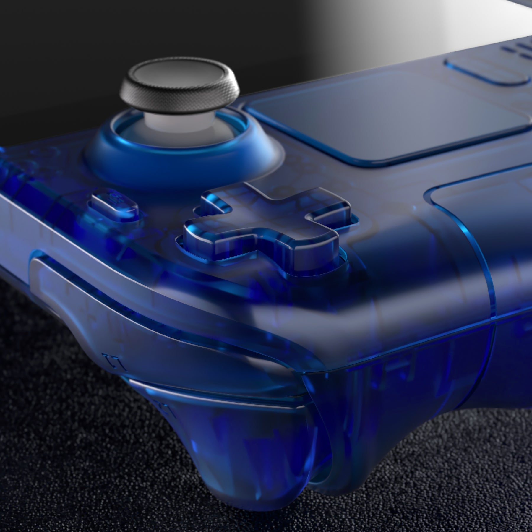 eXtremeRate Retail Clear Blue Custom Full Set Shell with Buttons for Steam Deck Console