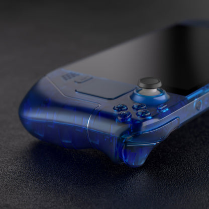 eXtremeRate Retail Clear Blue Custom Full Set Shell with Buttons for Steam Deck Console