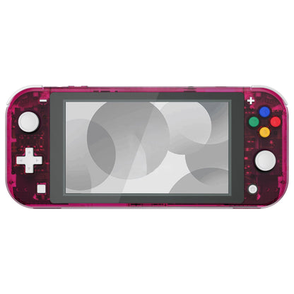 DIY Replacement Shell with Screen Protector for NS Switch Lite - Clear Candy Pink eXtremeRate