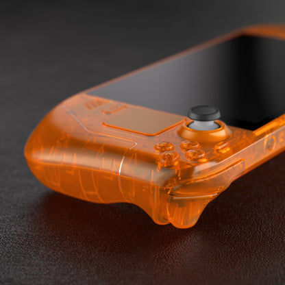 Custom Full Set Shell with Buttons for Steam Deck Console - Clear Orange eXtremeRate