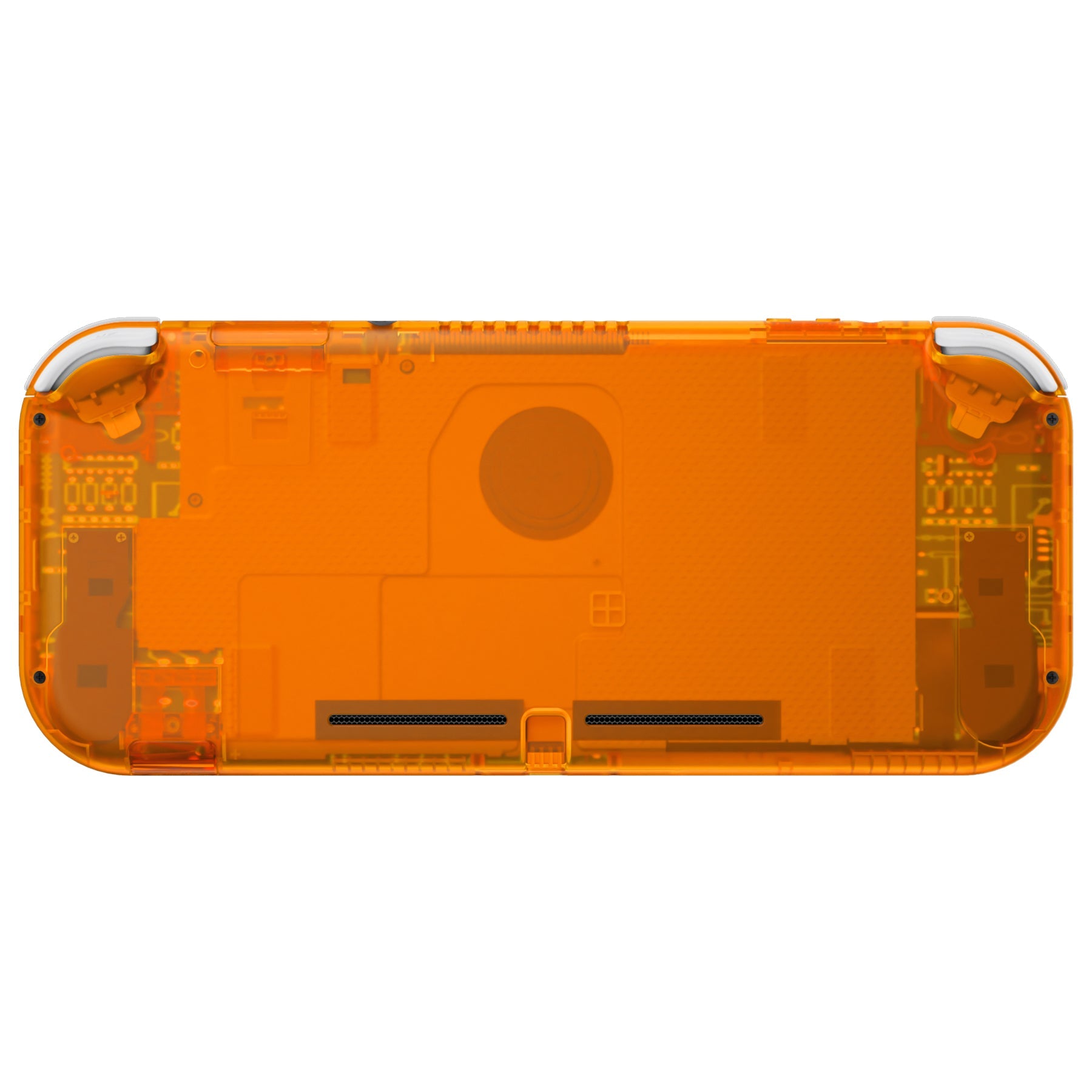 DIY Replacement Shell with Screen Protector for NS Switch Lite - Clear Orange eXtremeRate