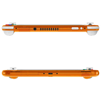 DIY Replacement Shell with Screen Protector for NS Switch Lite - Clear Orange eXtremeRate