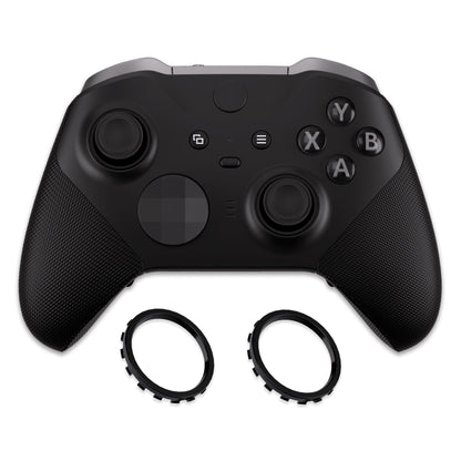 eXtremeRate Custom Accent Rings for eXtremeRate ASR Version Shell, Compatible with Xbox Series X/S Controller & Xbox One Elite (Model 1698) & Elite Series 2 (Model 1797 and Core Model 1797) Controller - Black eXtremeRate