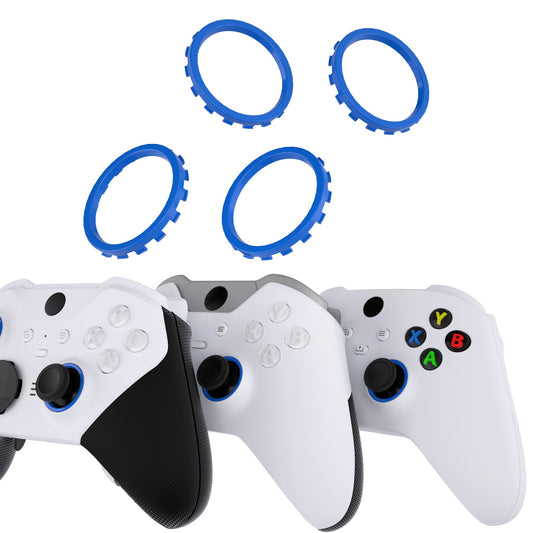 eXtremeRate Custom Accent Rings for eXtremeRate ASR Version Shell, Compatible with Xbox Series X/S Controller & Xbox One Elite (Model 1698) & Elite Series 2 (Model 1797 and Core Model 1797) Controller - Blue eXtremeRate