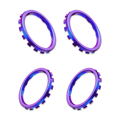 eXtremeRate Custom Accent Rings for eXtremeRate ASR Version Shell, Compatible with Xbox Series X/S Controller & Xbox One Elite (Model 1698) & Elite Series 2 (Model 1797 and Core Model 1797) Controller - Chameleon Purple Blue eXtremeRate