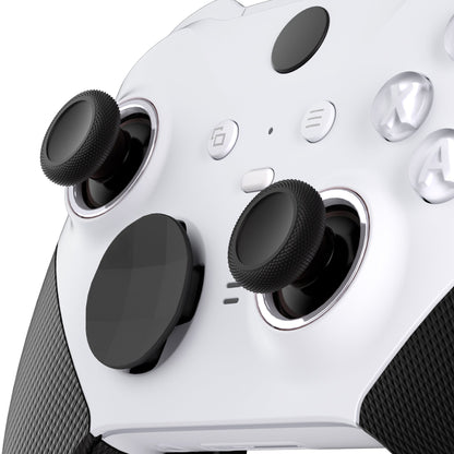 eXtremeRate Custom Accent Rings for eXtremeRate ASR Version Shell, Compatible with Xbox Series X/S Controller & Xbox One Elite (Model 1698) & Elite Series 2 (Model 1797 and Core Model 1797) Controller - Chrome Silver eXtremeRate