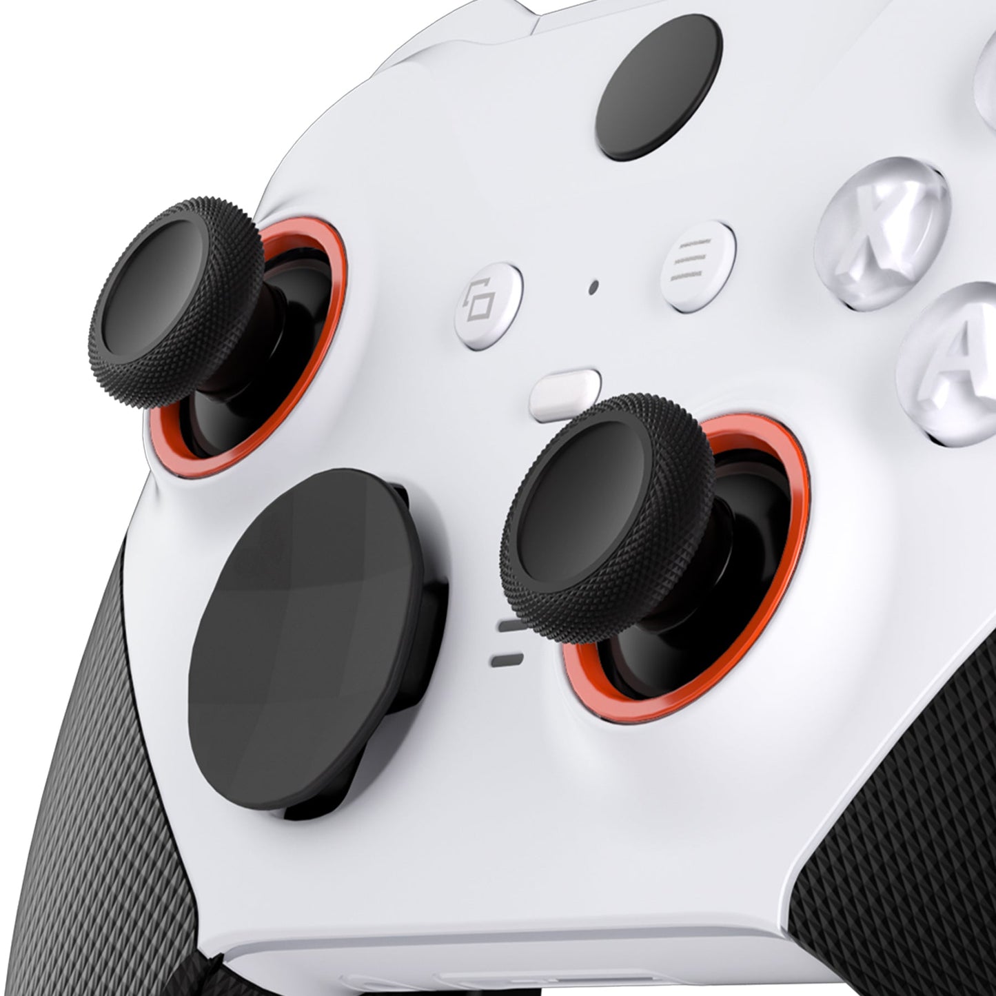 eXtremeRate Custom Accent Rings for eXtremeRate ASR Version Shell, Compatible with Xbox Series X/S Controller & Xbox One Elite (Model 1698) & Elite Series 2 (Model 1797 and Core Model 1797) Controller - Orange eXtremeRate