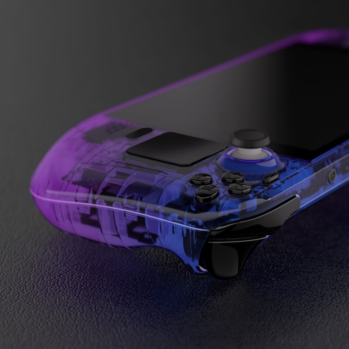 Custom Full Set Shell with Buttons for Steam Deck Console - Gradient Translucent Bluebell eXtremeRate