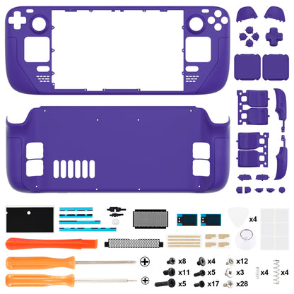 Custom Full Set Shell with Buttons for Steam Deck Console - Purple eXtremeRate