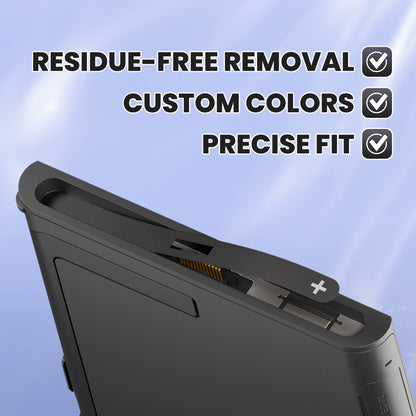 eXtremeRate Replacement Side Rail Slot Stickers for Nintendo Switch 2 (Dark Gray)