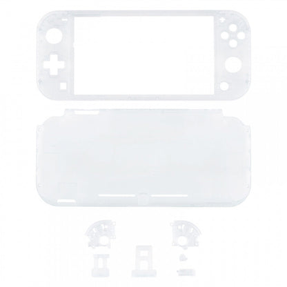 eXtremeRate Retail Transparent Clear DIY Replacement Shell for Nintendo Switch Lite, NSL Handheld Controller Housing with Screen Protector, Custom Case Cover for Nintendo Switch Lite - DLM501