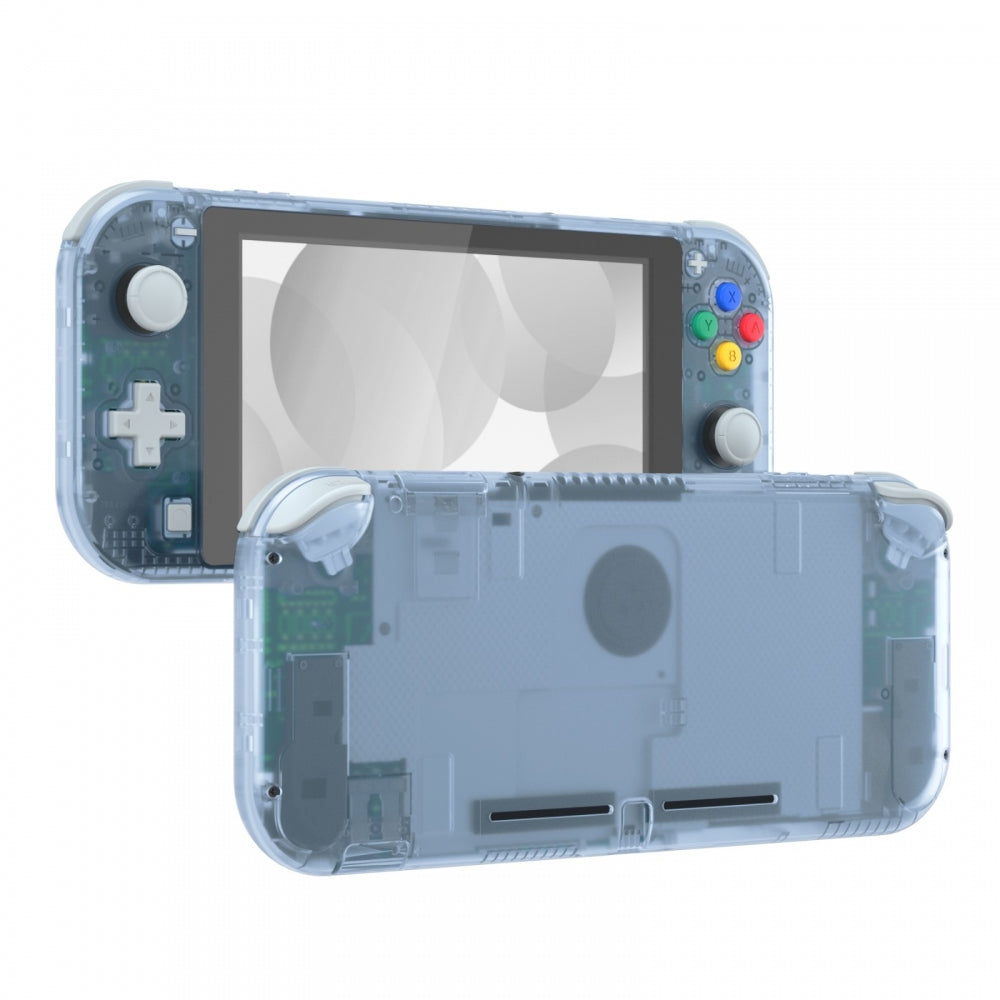 eXtremeRate Retail Glacier Blue DIY Replacement Shell for Nintendo Switch Lite, NSL Handheld Controller Housing with Screen Protector, Custom Case Cover for Nintendo Switch Lite - DLM506