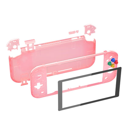 eXtremeRate Retail Cherry Pink DIY Replacement Shell for Nintendo Switch Lite, NSL Handheld Controller Housing with Screen Protector, Custom Case Cover for Nintendo Switch Lite - DLM507