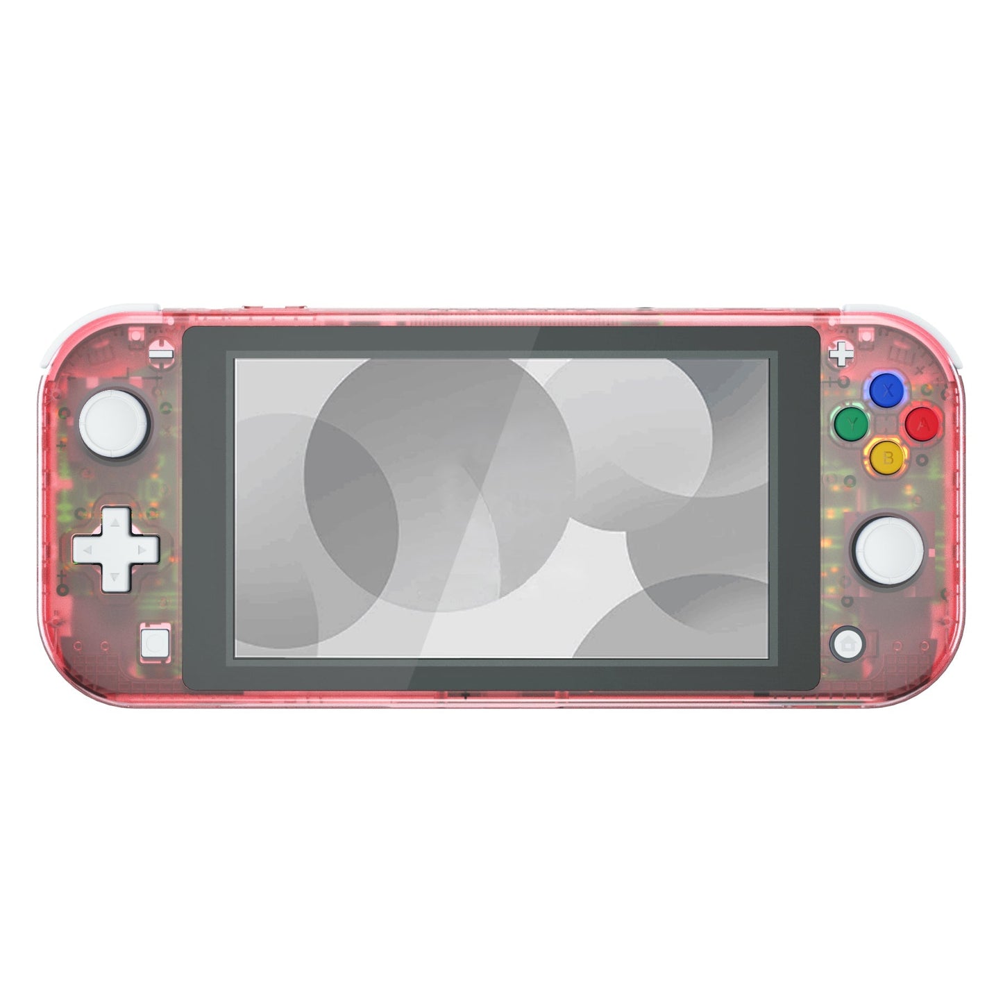 eXtremeRate Retail Cherry Pink DIY Replacement Shell for Nintendo Switch Lite, NSL Handheld Controller Housing with Screen Protector, Custom Case Cover for Nintendo Switch Lite - DLM507