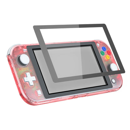 eXtremeRate Retail Cherry Pink DIY Replacement Shell for Nintendo Switch Lite, NSL Handheld Controller Housing with Screen Protector, Custom Case Cover for Nintendo Switch Lite - DLM507