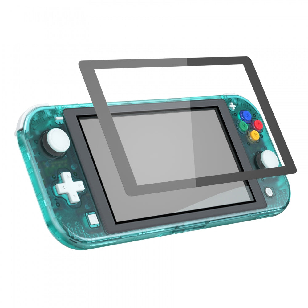 eXtremeRate Retail Emerald Green DIY Replacement Shell for Nintendo Switch Lite, NSL Handheld Controller Housing with Screen Protector, Custom Case Cover for Nintendo Switch Lite - DLM508