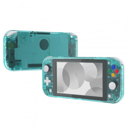 eXtremeRate Retail Emerald Green DIY Replacement Shell for Nintendo Switch Lite, NSL Handheld Controller Housing with Screen Protector, Custom Case Cover for Nintendo Switch Lite - DLM508