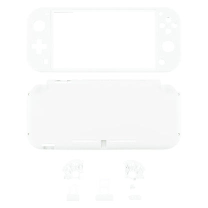 eXtremeRate Retail Soft Touch White DIY Replacement Shell for Nintendo Switch Lite, NSL Handheld Controller Housing with Screen Protector, Custom Case Cover for Nintendo Switch Lite - DLP308