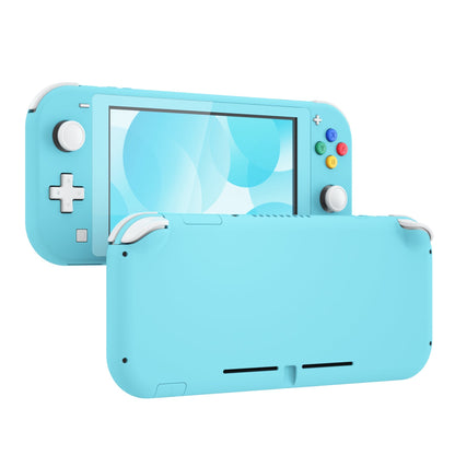 eXtremeRate Retail Soft Touch Heaven Blue DIY Replacement Shell for Nintendo Switch Lite, NSL Handheld Controller Housing with Screen Protector, Custom Case Cover for Nintendo Switch Lite - DLP313