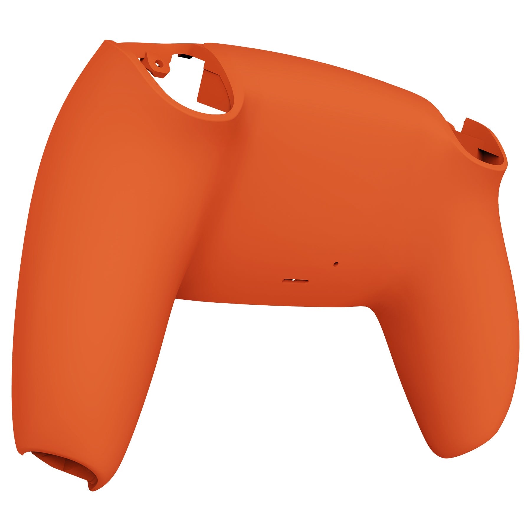 eXtremeRate Retail Orange Soft Touch Custom Back Housing Bottom Shell Compatible with ps5 Controller, Replacement Back Shell Cover Compatible with ps5 Controller - DPFP3004