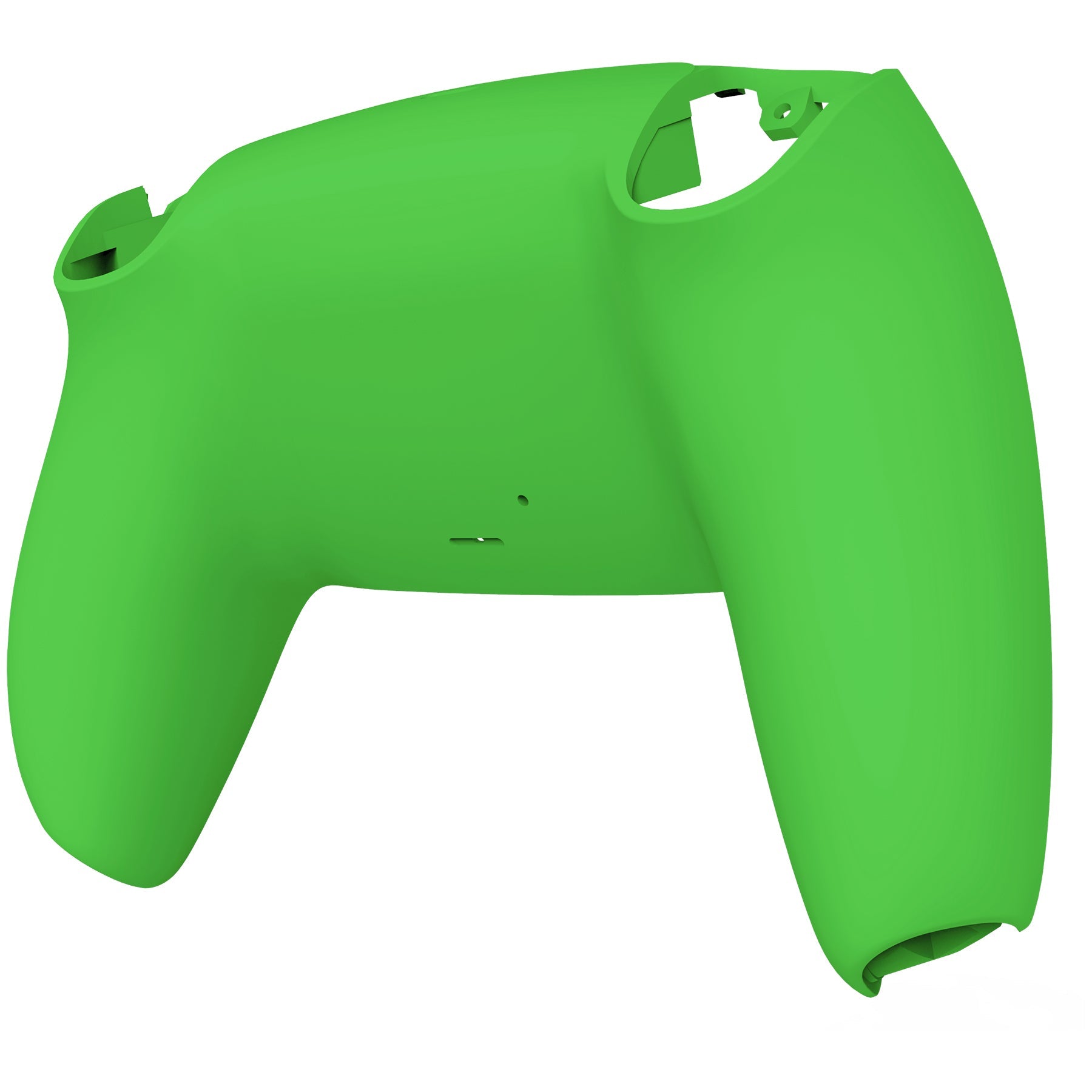 eXtremeRate Retail Green Soft Touch Custom Back Housing Bottom Shell Compatible with ps5 Controller, Replacement Back Shell Cover Compatible with ps5 Controller - DPFP3006