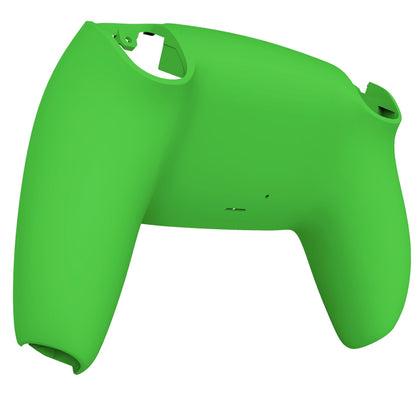 eXtremeRate Retail Green Soft Touch Custom Back Housing Bottom Shell Compatible with ps5 Controller, Replacement Back Shell Cover Compatible with ps5 Controller - DPFP3006