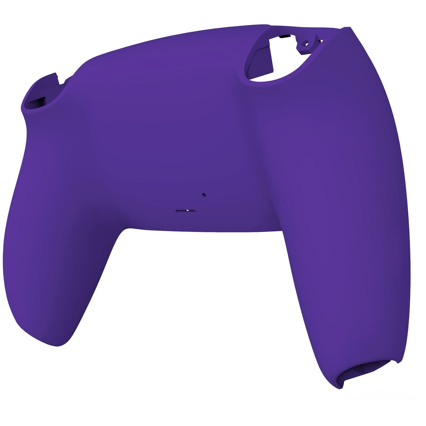 eXtremeRate Retail Purple Soft Touch Custom Back Housing Bottom Shell Compatible with ps5 Controller, Replacement Back Shell Cover Compatible with ps5 Controller - DPFP3007