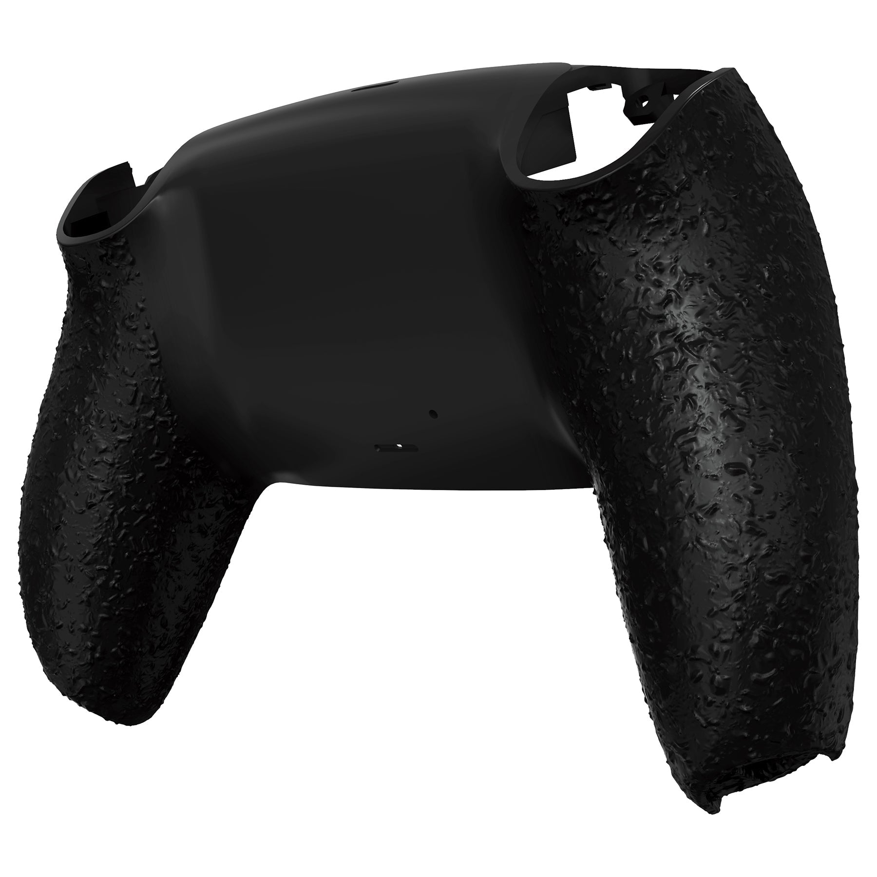 eXtremeRate Retail Textured Black Custom Back Housing Bottom Shell Compatible with ps5 Controller, Replacement Back Shell Cover Compatible with ps5 Controller - DPFP3013