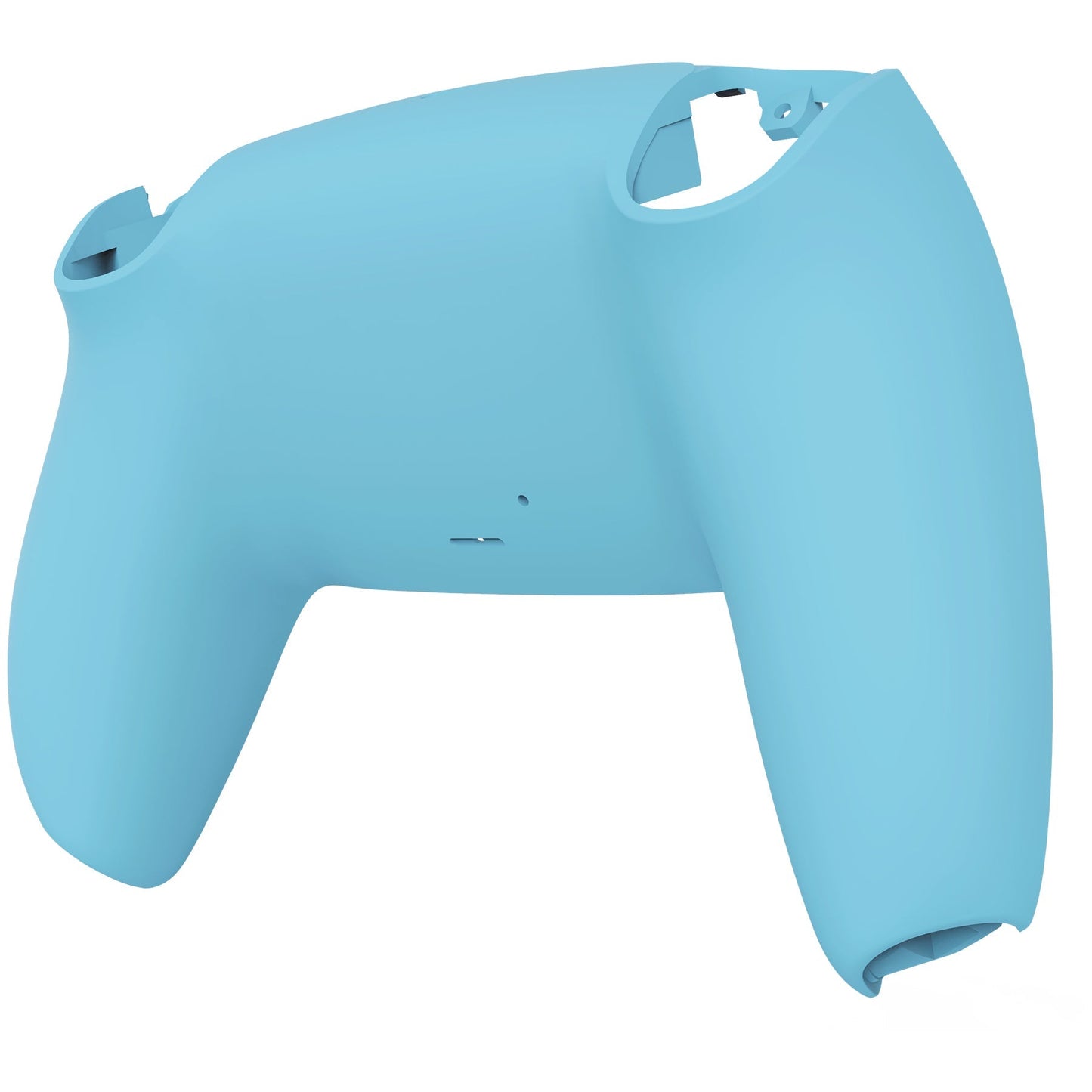 eXtremeRate Retail Heaven Blue Soft Touch Custom Back Housing Bottom Shell Compatible with ps5 Controller, Replacement Back Shell Cover Compatible with ps5 Controller - DPFP3019