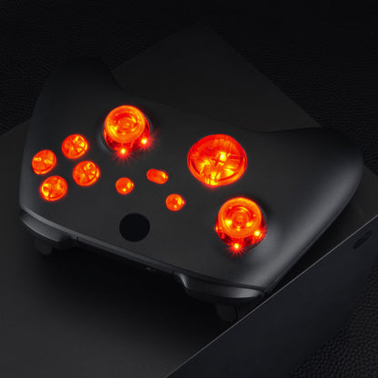 eXtremeRate Retail Multi-Colors Luminated D-pad Thumbsticks Start Back Sync ABXY Buttons for Xbox Series X/S Controller, 7 Colors 9 Modes DTF LED Kit for Xbox Series X/S Controller - Controller NOT Included - X3LED02