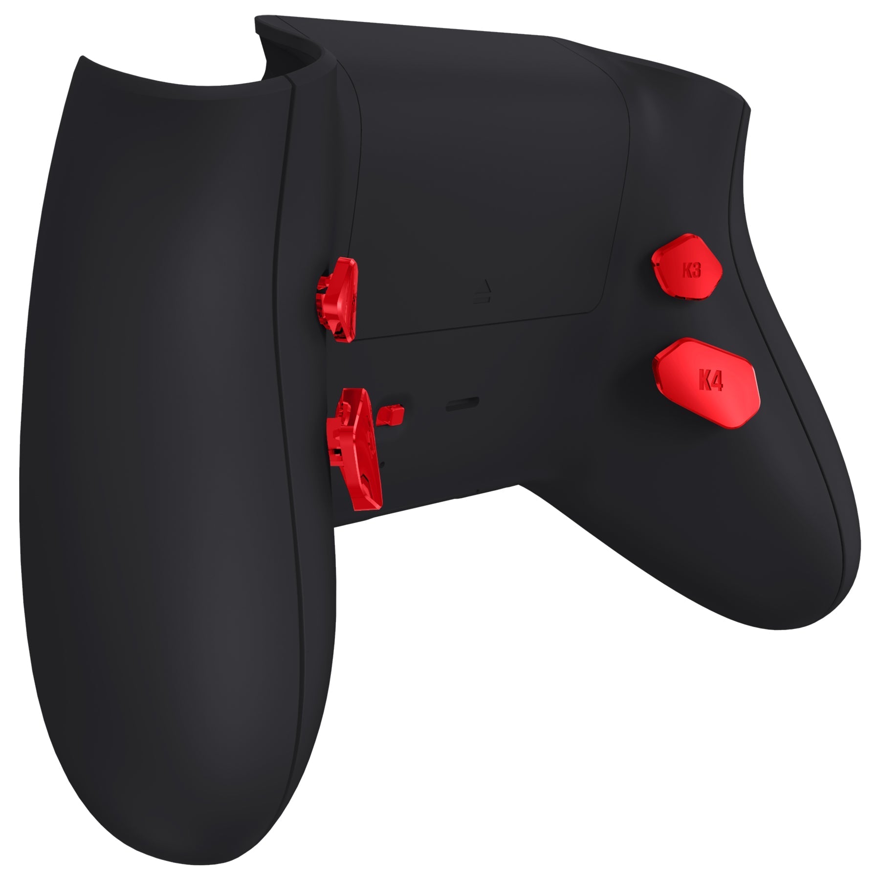 eXtremeRate Retail Chrome Red Replacement Redesigned K1 K2 K3 K4 Back Buttons Paddles & Toggle Switch for Xbox Series X/S Controller eXtremerate Hope Remap Kit - Controller & Hope Remap Board NOT Included - DX3D4003