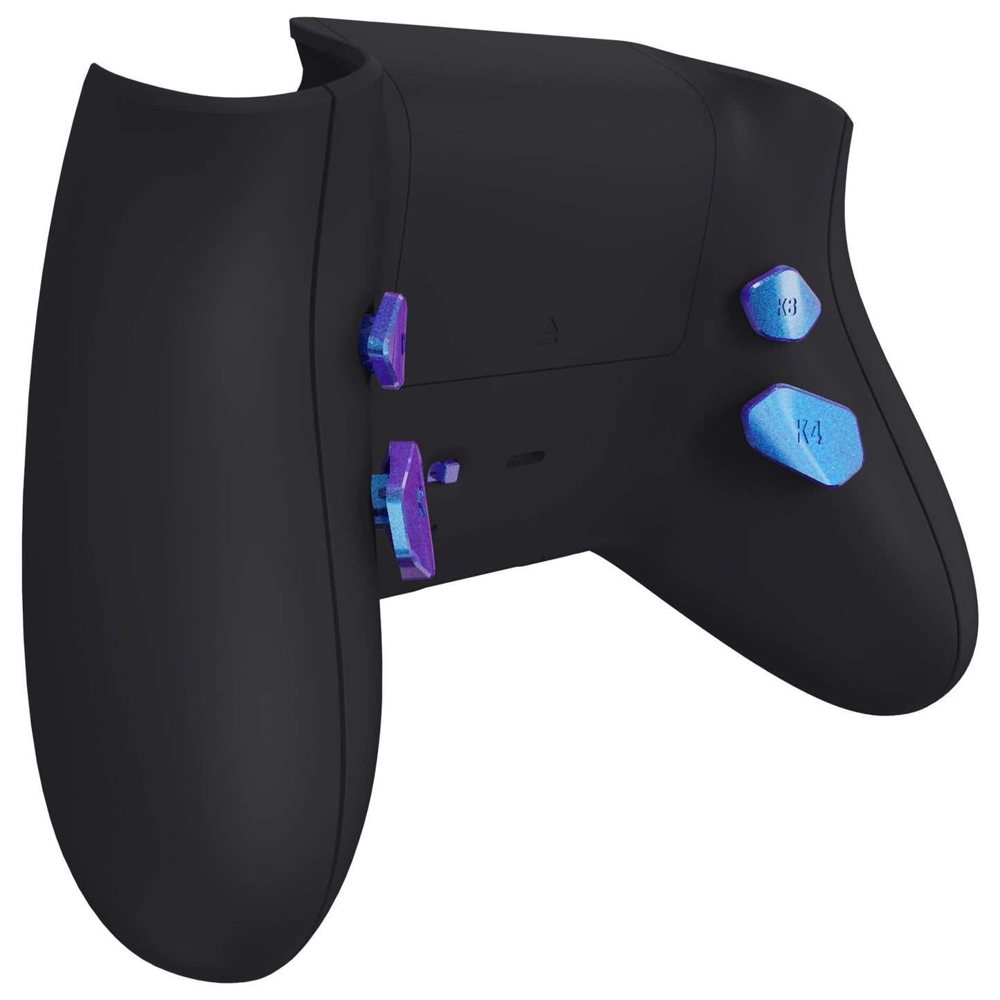 eXtremeRate Retail Chameleon Purple Blue Replacement Redesigned K1 K2 K3 K4 Back Buttons Paddles & Toggle Switch for Xbox Series X/S Controller eXtremerate Hope Remap Kit - Controller & Hope Remap Board NOT Included - DX3P3001