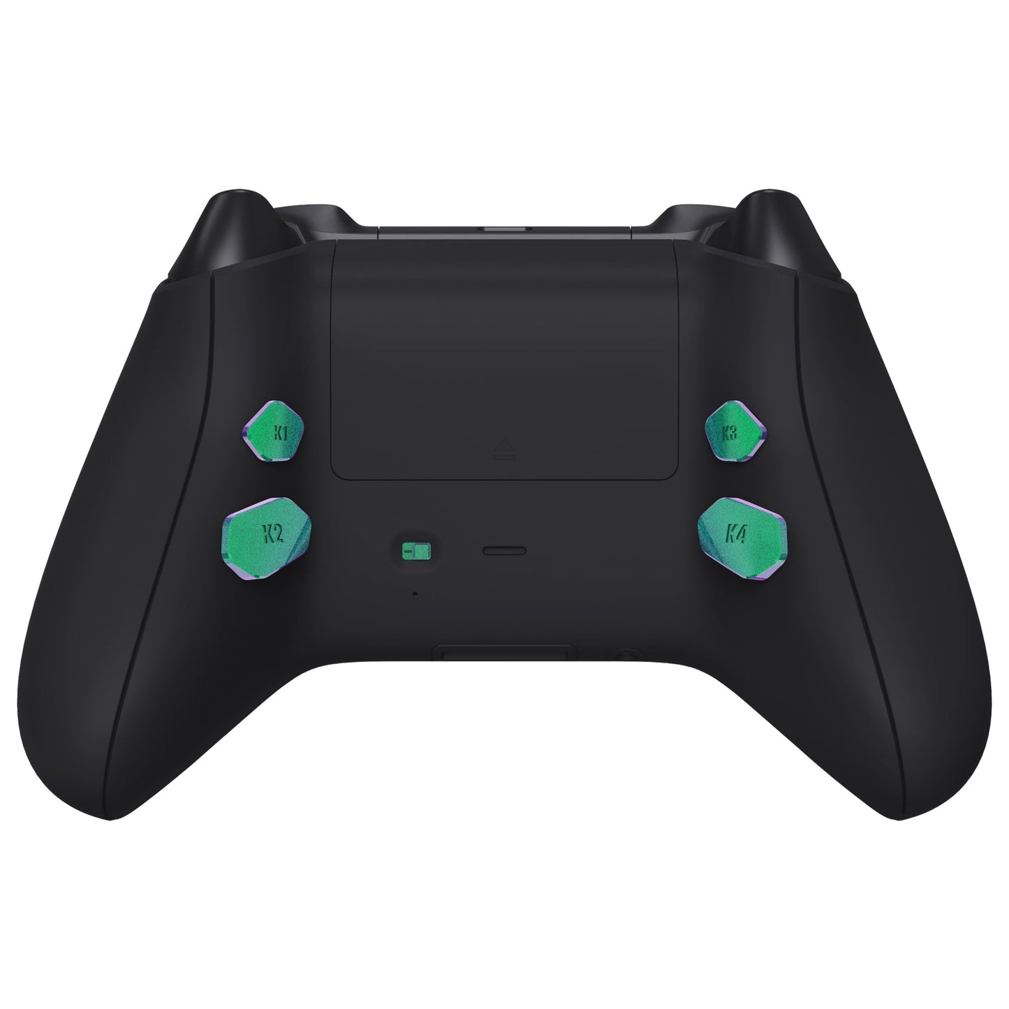 eXtremeRate Retail Chameleon Green Purple Replacement Redesigned K1 K2 K3 K4 Back Buttons Paddles & Toggle Switch for Xbox Series X/S Controller eXtremerate Hope Remap Kit - Controller & Hope Remap Board NOT Included - DX3P3002