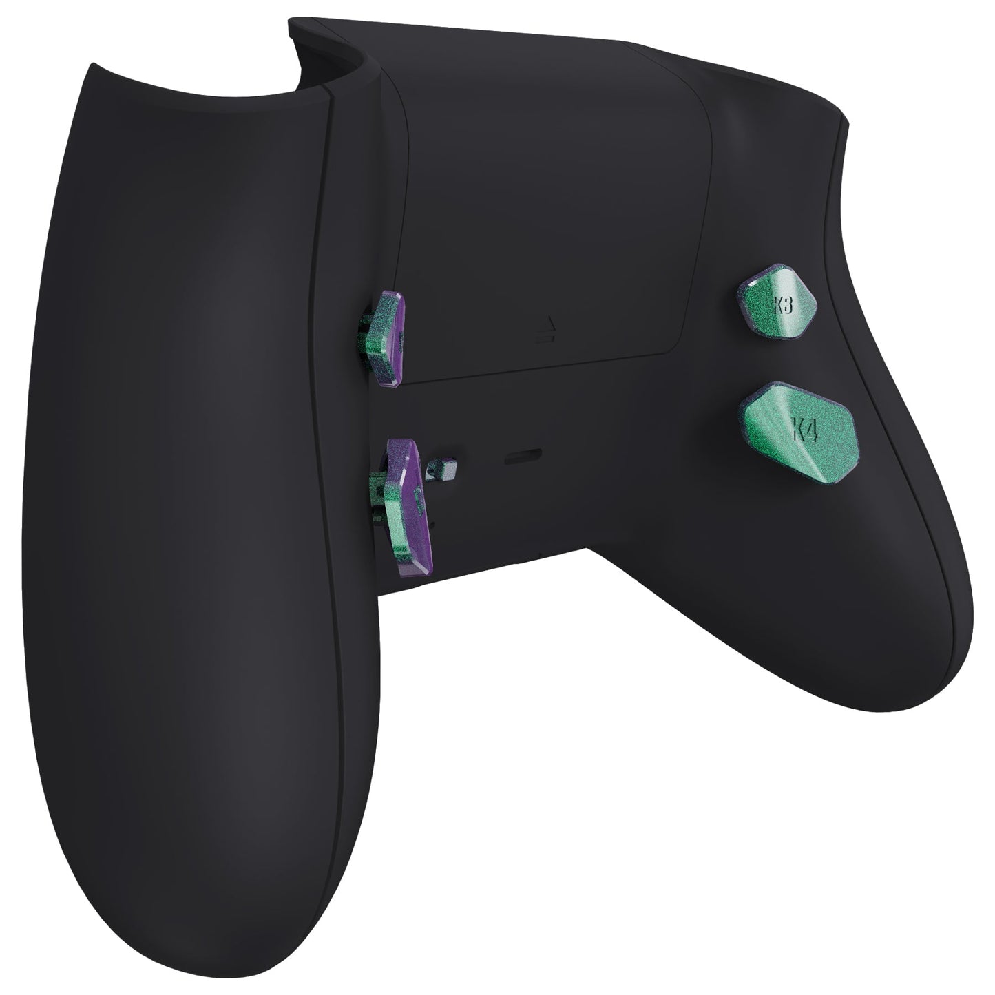 eXtremeRate Retail Chameleon Green Purple Replacement Redesigned K1 K2 K3 K4 Back Buttons Paddles & Toggle Switch for Xbox Series X/S Controller eXtremerate Hope Remap Kit - Controller & Hope Remap Board NOT Included - DX3P3002