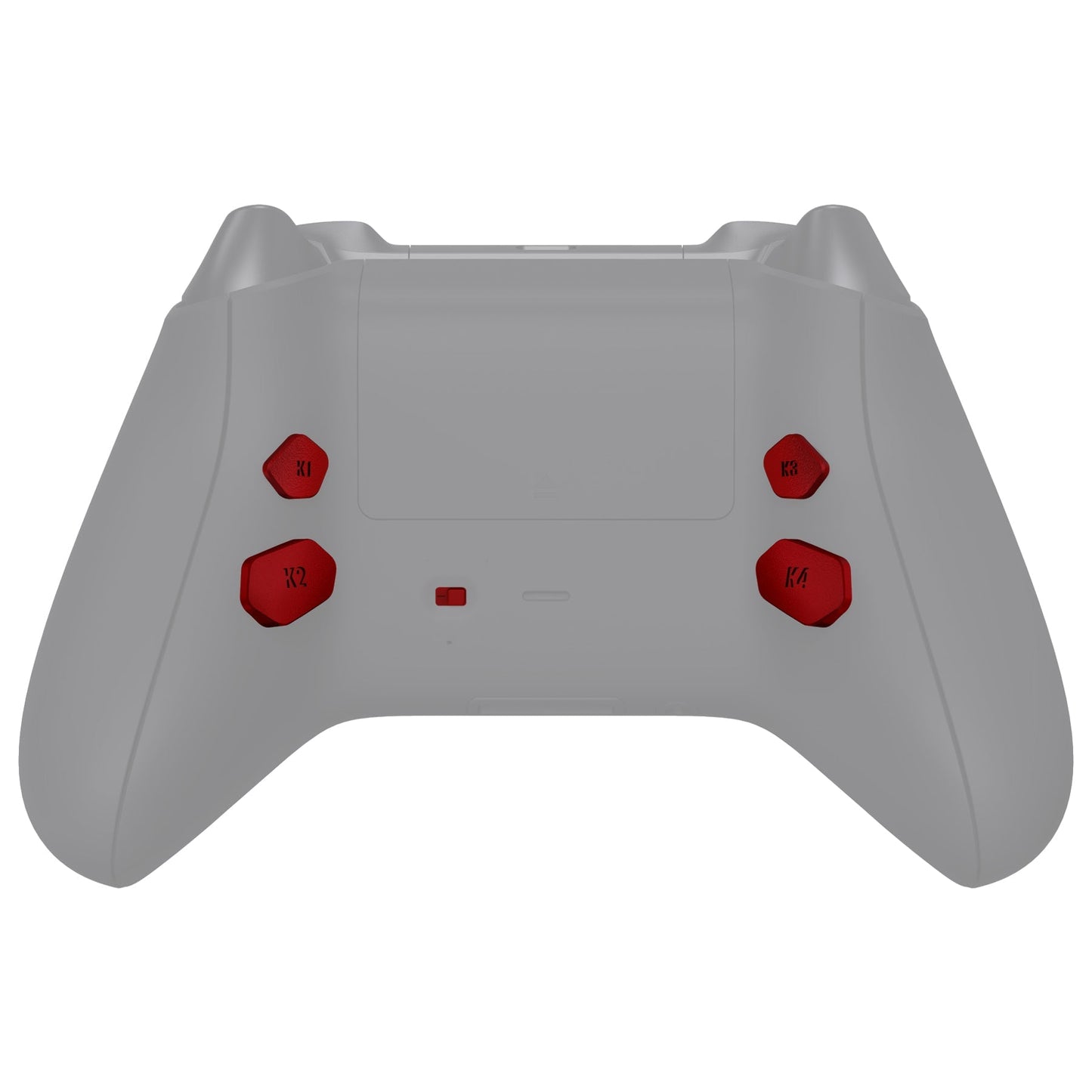 eXtremeRate Retail Scarlet Red Replacement Redesigned K1 K2 K3 K4 Back Buttons Paddles & Toggle Switch for Xbox Series X/S Controller eXtremerate Hope Remap Kit - Controller & Hope Remap Board NOT Included - DX3P3003