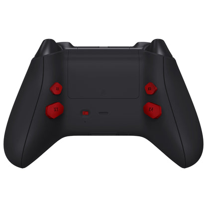 eXtremeRate Retail Scarlet Red Replacement Redesigned K1 K2 K3 K4 Back Buttons Paddles & Toggle Switch for Xbox Series X/S Controller eXtremerate Hope Remap Kit - Controller & Hope Remap Board NOT Included - DX3P3003