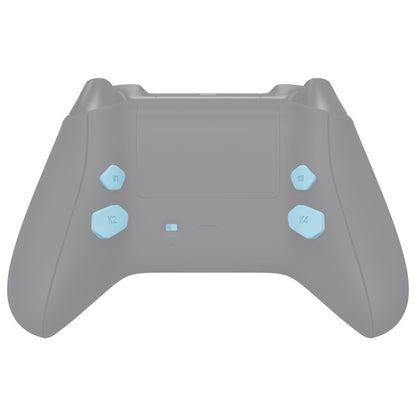 eXtremeRate Retail Heaven Blue Replacement Redesigned K1 K2 K3 K4 Back Buttons Paddles & Toggle Switch for Xbox Series X/S Controller eXtremerate Hope Remap Kit - Controller & Hope Remap Board NOT Included - DX3P3013