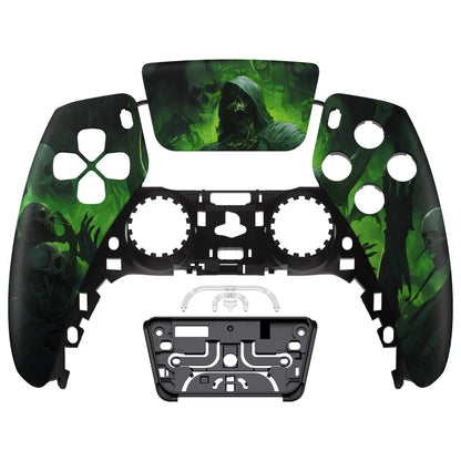 Replacement Front Housing Shell Compatible with PS5 Controller BDM-010 BDM-020 BDM-030 - Dark Carnival eXtremeRate