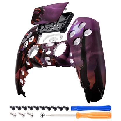 eXtremeRate Retail Dragon King Front Housing Shell Compatible with ps5 Controller BDM-010 BDM-020 BDM-030, DIY Replacement Shell Custom Touch Pad Cover Compatible with ps5 Controller - ZPFR006G3